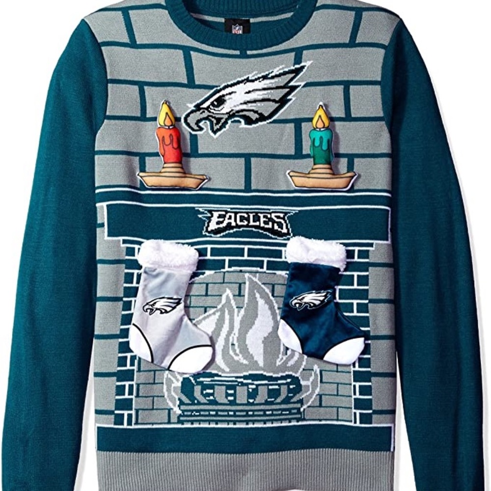 Brand New with Tags FOCO NFL 3D Ugly Sweater Below$150 Retail